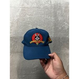 Looney Tunes Bugs Bunny Racing NASCAR 24 Cap Hat Blue Adjustable